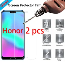 2 шт.! Прозрачная защитная пленка для экрана для Honor 8 Pro 8C 7S 7 Lite 6 9H HD Защитное стекло для huawei Honor Note 10 8