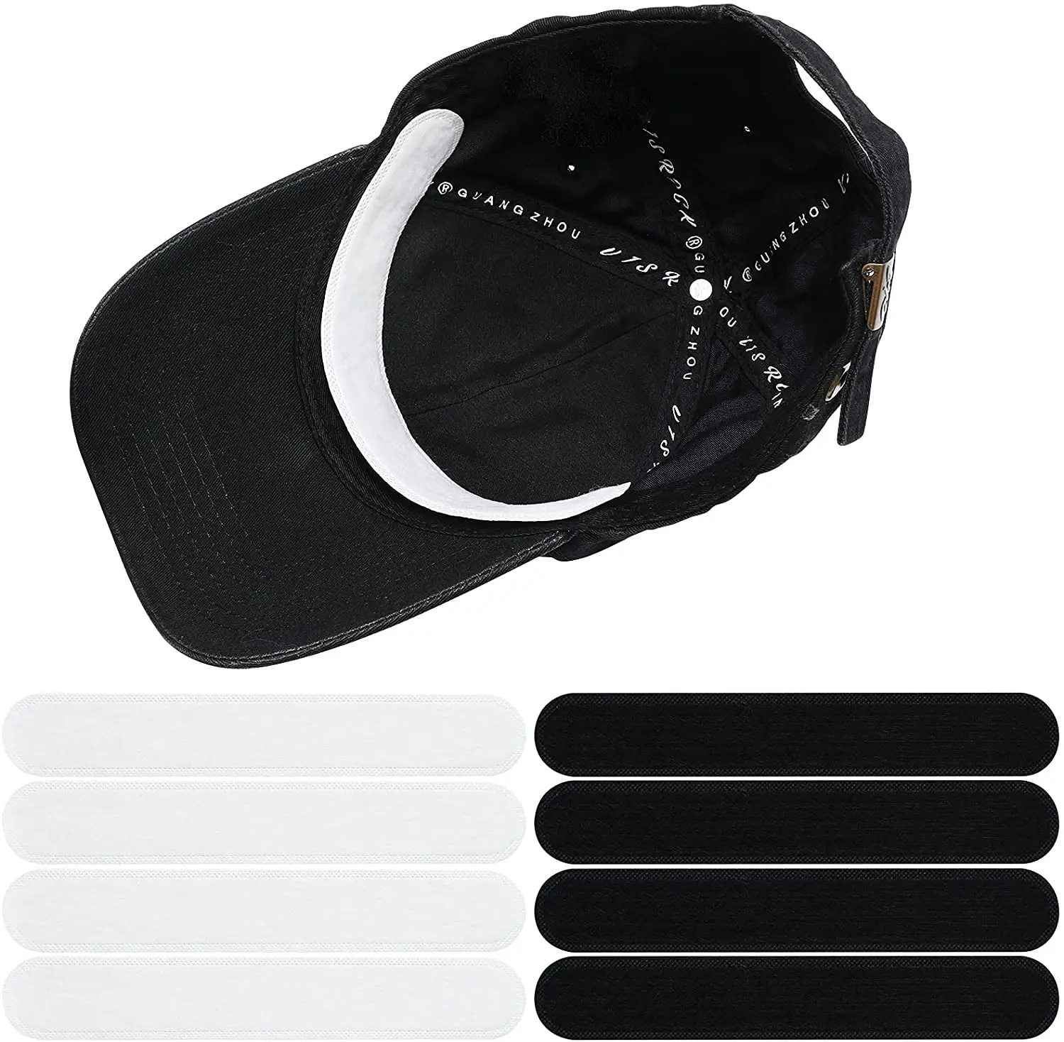 50/100pcs Golf Hat Liner Cap Absorbent Sweat Pad Disposable Cotton