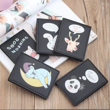 

Cute Cartoon Cards Wallet Panda Pig Deer Koala Leather Card CaseDriver License Passport Business Card Holder Book Protector