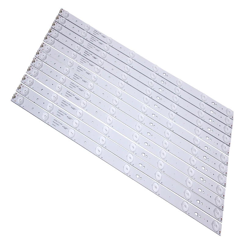 

12Pieces/set LED Backlight strip 8 lamp For Hai er LE55F3000W Light Bar LED55D8-ZC14-05(A) 30355008207 30355008210 LE55F3000W