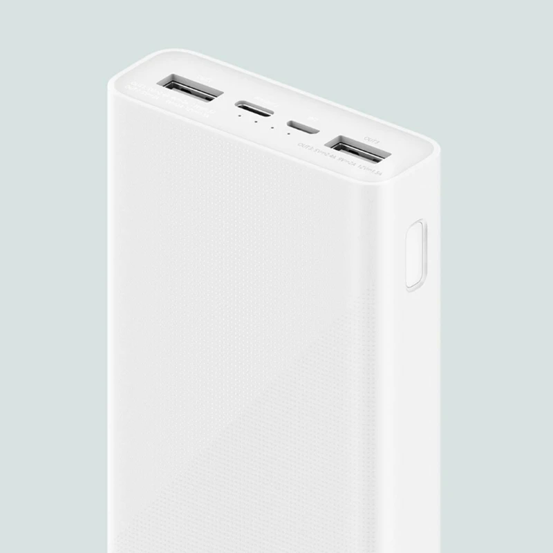 Внешний аккумулятор Xiaomi Power Bank 3 QC3.0 быстрая зарядка 20000 мАч портативное зарядное