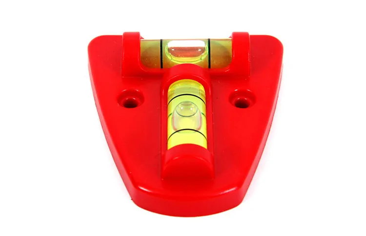 Kapro Magnetic Level Bubble Triangular Bubble Level Measuring Instruments Triangular T Type Spirit Level 242 Red Two Directions (2)