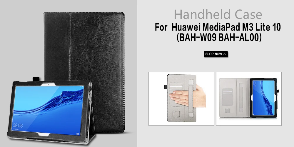 Чехол для huawei MediaPad M3 Lite 10 10,1, защитный чехол, чехол для планшета BAH-W09 BAH-AL00 1"+ Бесплатный подарок