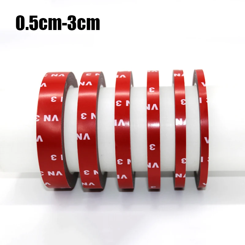 

1pcs 3M Auto Truck Car Acrylic Foam Double Sided Attachment Tape Adhesive 20mm *3m (6mm, 8mm, 10mm, 15mm, 20mm*3m)