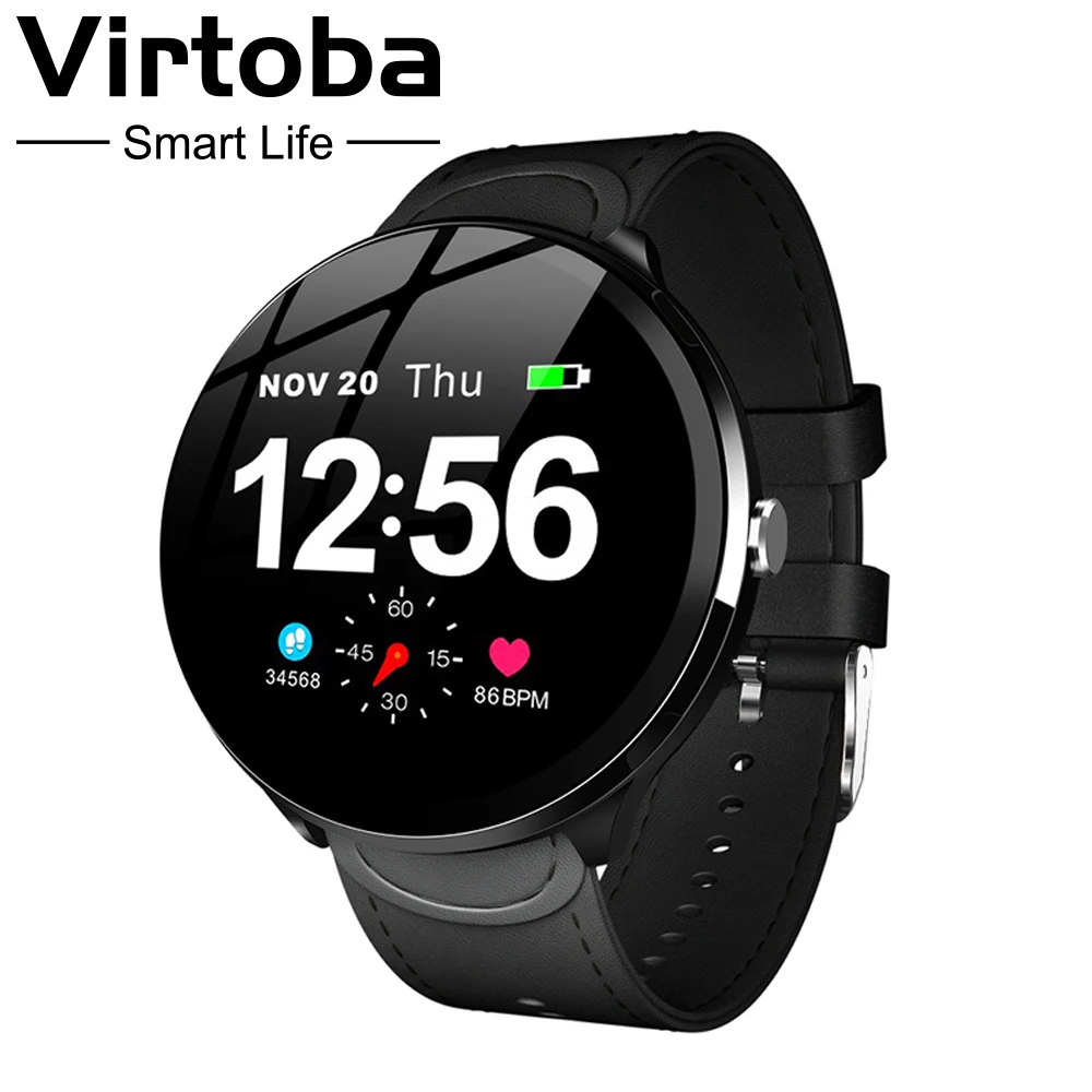 Makibes T4 Pro Smart Watch Фитнес трекер Браслет Для мужчин закаленное Стекло крови Давление кислорода IP67 Водонепроницаемый напоминатель отправить смс