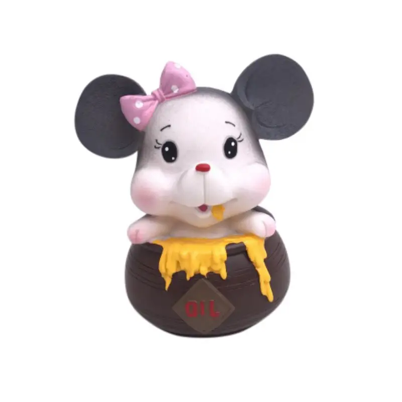 Mouse L1 Милый мультяшный копилка для монет, копилка, спасательный горшок для оформления дома для детей, подарок на день рождения - Цвет: Mouse L1