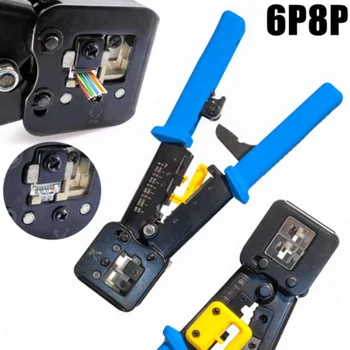 

Hot Sale Crimper Tools For Cat5e Cat6 Cables RJ45 Connector Plugs Crimping Tool Net Kit