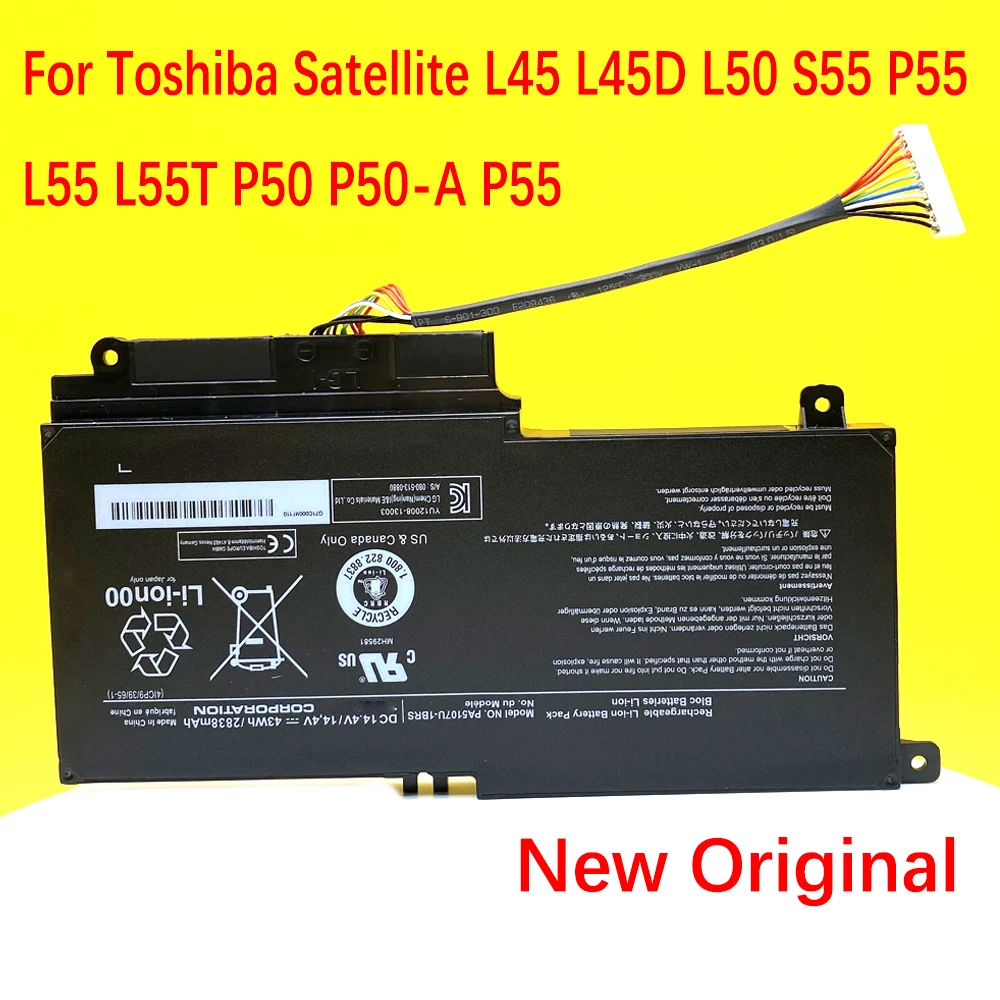 Аккумулятор для ноутбука Toshiba Satellite L45 L45D L50 S55 P55 L55 L55T P50 | Компьютеры и офис