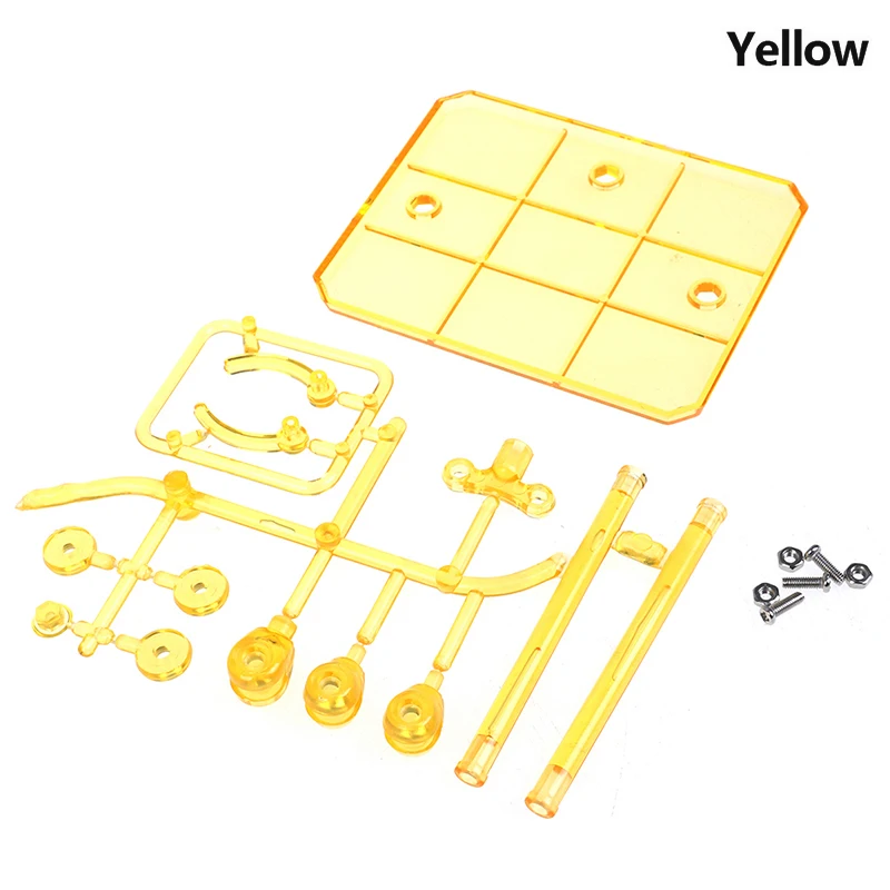 1 шт. экшн-фигурка база Дисплей Стенд Кронштейн Робот битва сцена дисплей база - Цвет: Цвет: желтый