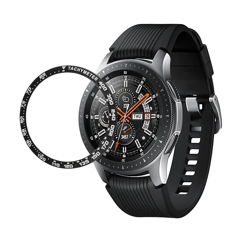 for samsung galaxy watch 46mm metal protection ring scale speed