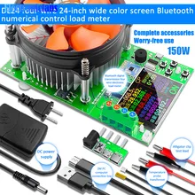  DL24 150W DL24P 180W DC USB Tester Electronic Load Battery Tester Lithium Battery Capacity Monitor Discharge Charge Power Meter 