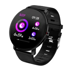 Супер тонкий смарт-часы для женщин и мужчин IP68 водонепроницаемый монитор сердечного ритма фитнес-браслет «Умные» Часы Для HuaWei Apple Iphone Xiaomi