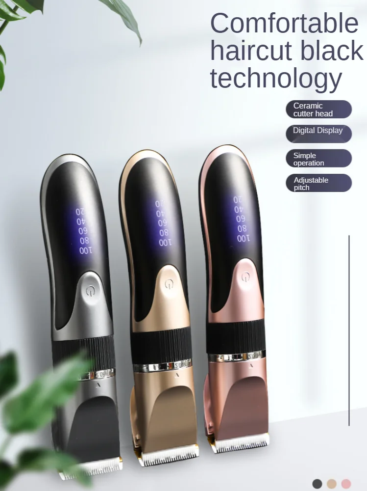Máquina de Cortar Rápido e Leve Cabelo Portátil Barbeiro Profissional Recarregável Casa Barbeador Elétrico Usb 1 Aparadores de pelo