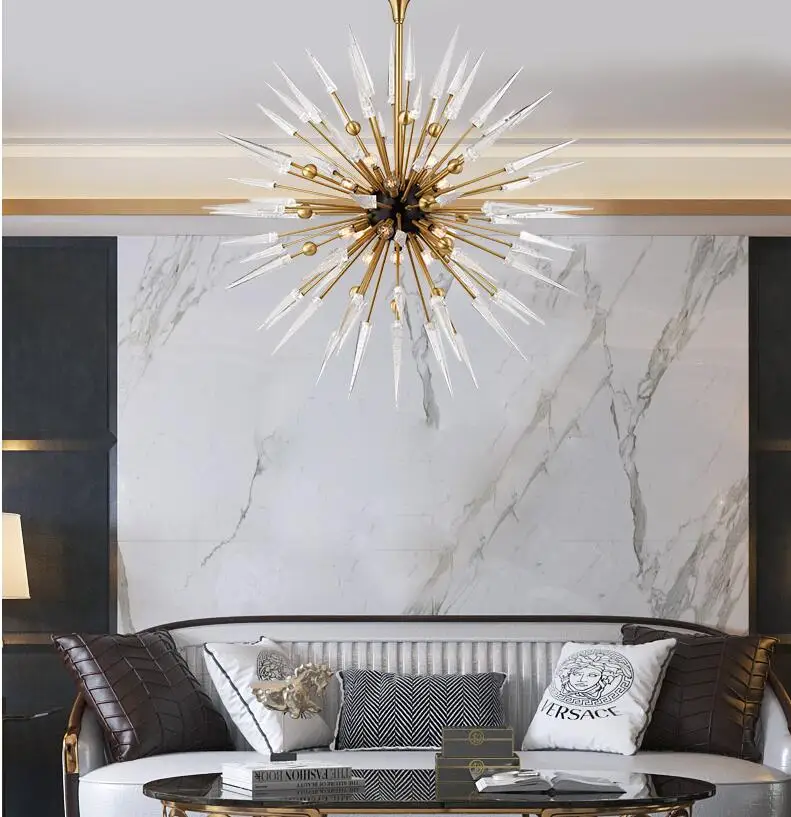 Lustra lampa Новый светодиодный дизайнерский светильник Люстра для гостиной столовой