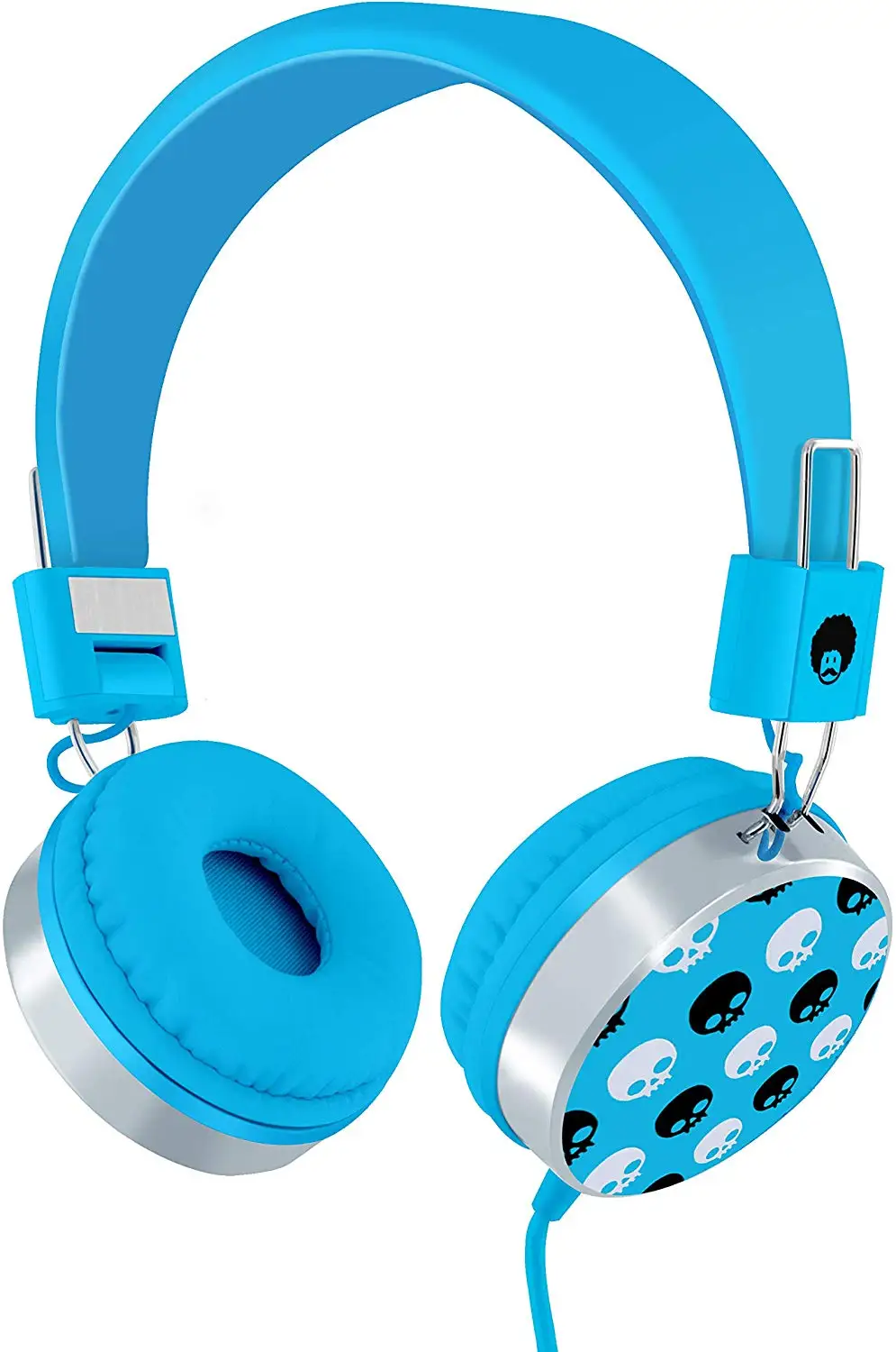 ROCKPAPA Skull On Ear детские наушники для малышей и подростков складные Регулируемые