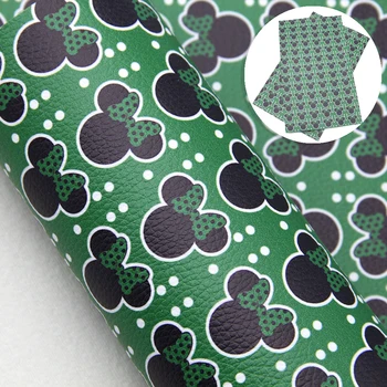 

David accessories 20*34cm Cartoon Litchi Faux Leather Fabric for Bows Synthetic Leather Accessorie DIY Handmade Crafts,1Yc10483