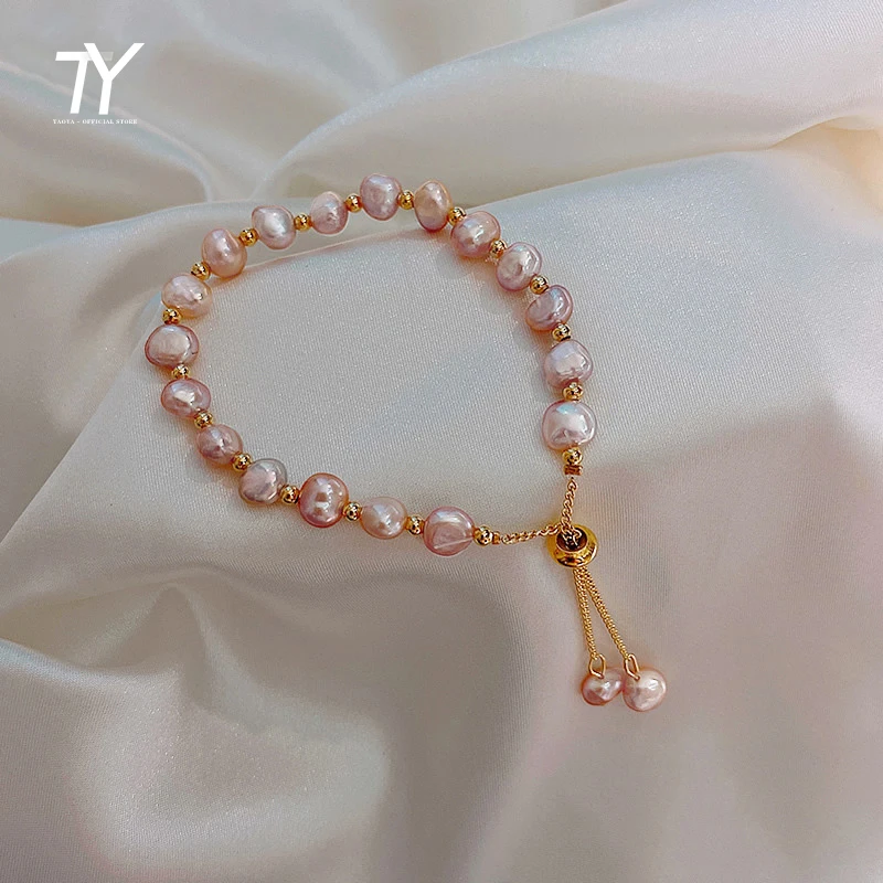 Baroque Natural Pearl Bracelet Jewelry for Woman