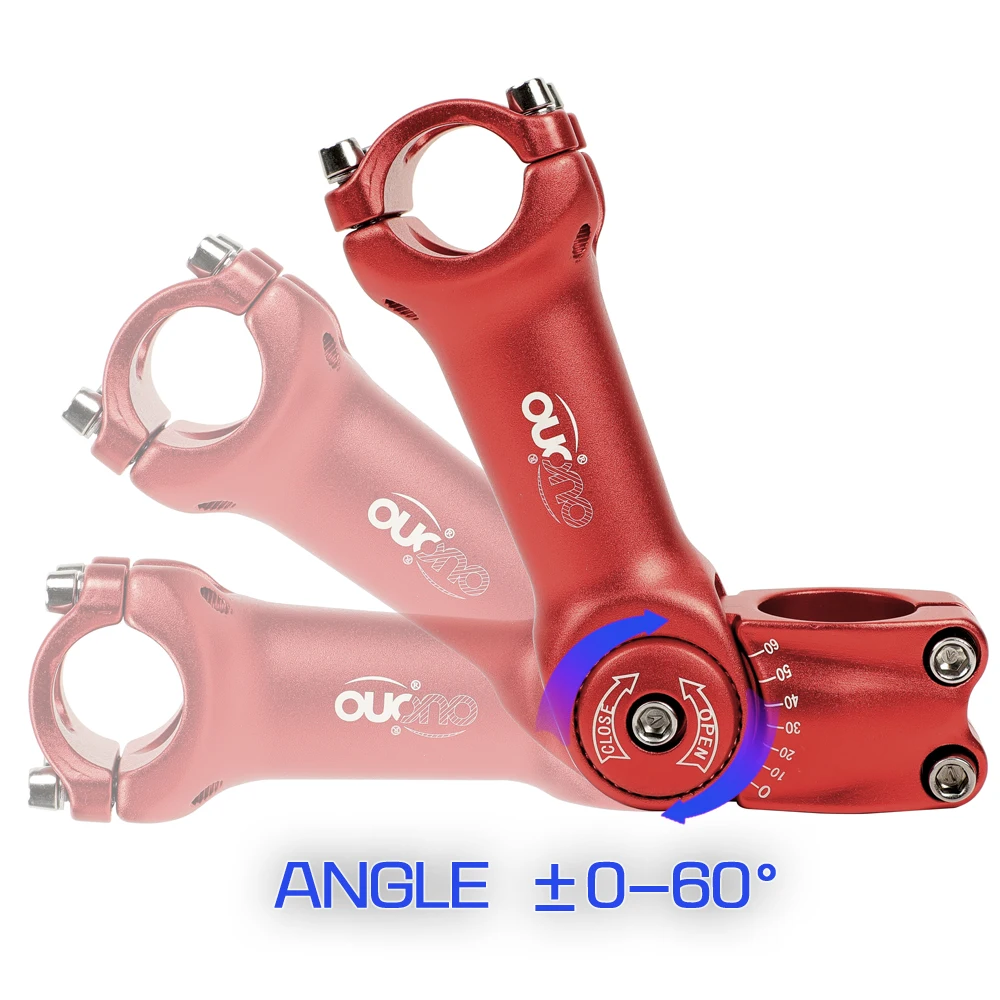Fahrrad Vorbau Verstellbar 110mm - 25,4mm/31,8mm Für MTB Rennrad
