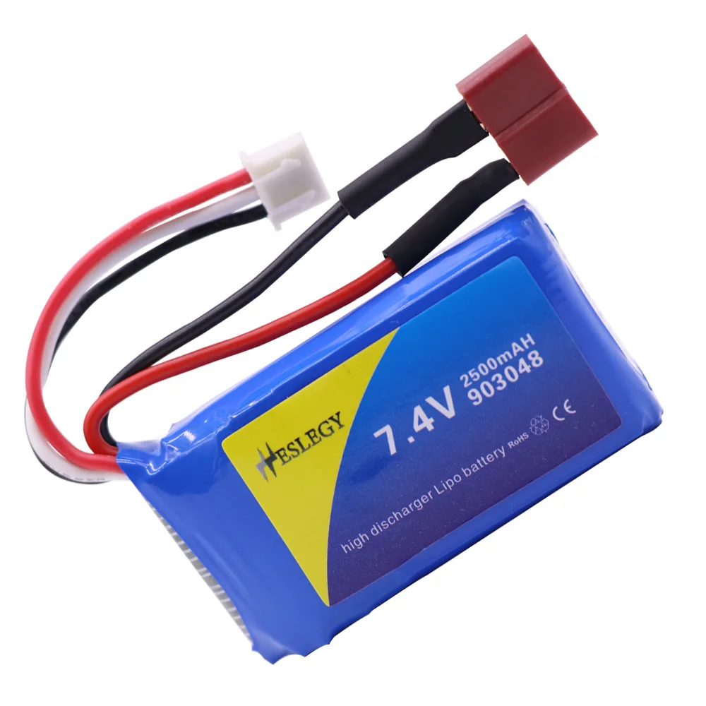 Аккумуляторная батарея Lipo 7 4 В 2500 мА · ч для WLtoys 903048 беспилотника