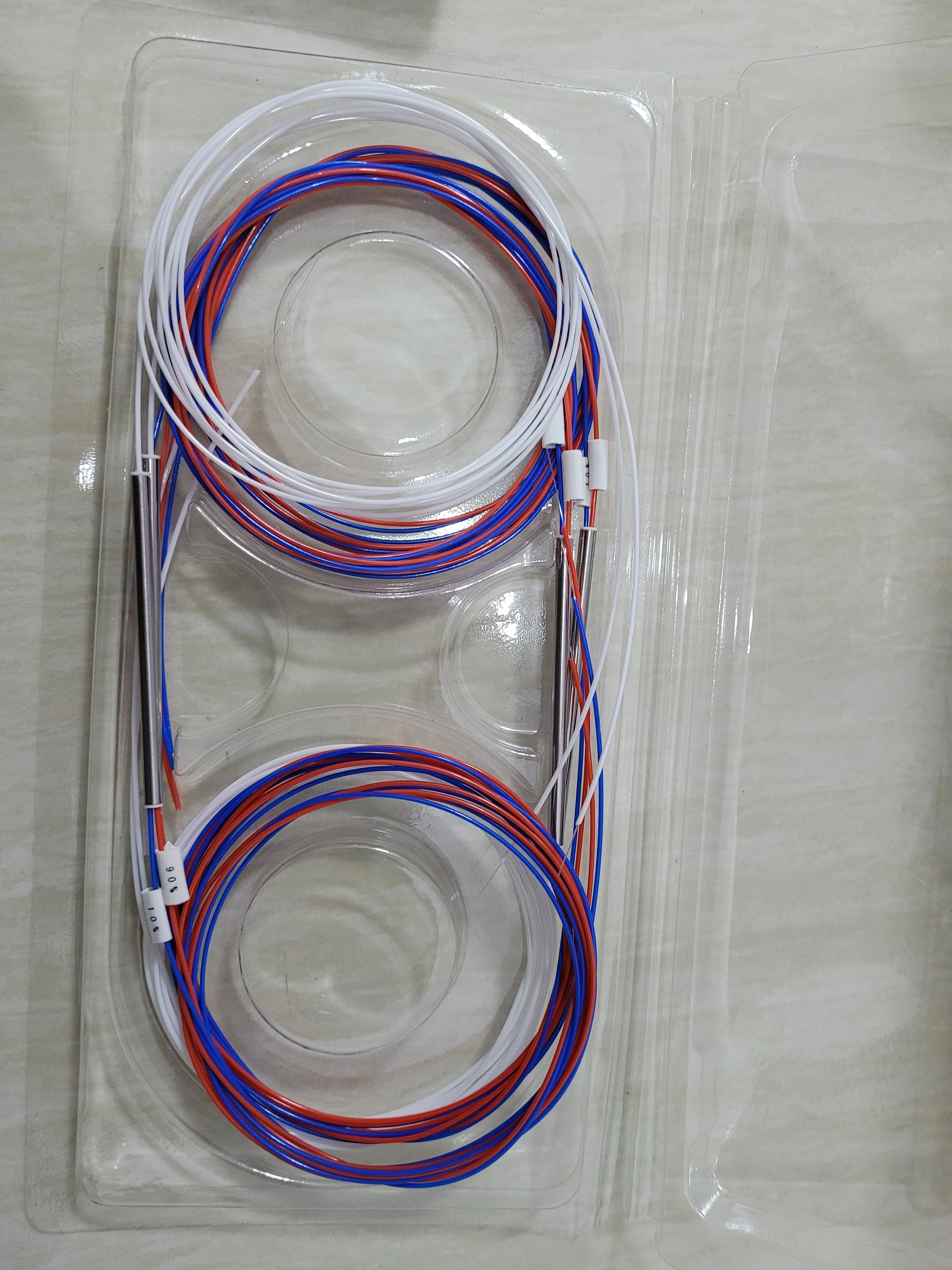 [100% nuevo 10 Uds de fibra óptica FBT divisor sin conector 1x2 acoplador de fibra 90/10, 85/15, 80/20, 75/25, 70/30, 60/40, 50/50