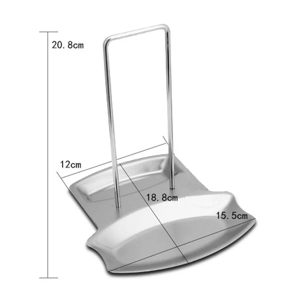 Полка для хранения из нержавеющей стали домашняя ложка крышка Подставка для блюд подставка для кастрюльных крышек кухонная лопатка суп для ложки и палочек держатель для отдыха гаджет