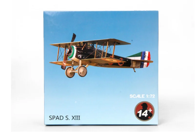 Коллекция 1: 72 Масштаб 1920 французский ВВС SPAD-XIII модель самолета литой Сплав истребитель самолет дисплей для взрослых