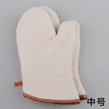 Ckot перчатки для выпечки изоляционные перчатки печь с перчатками(1 двойной) Средний