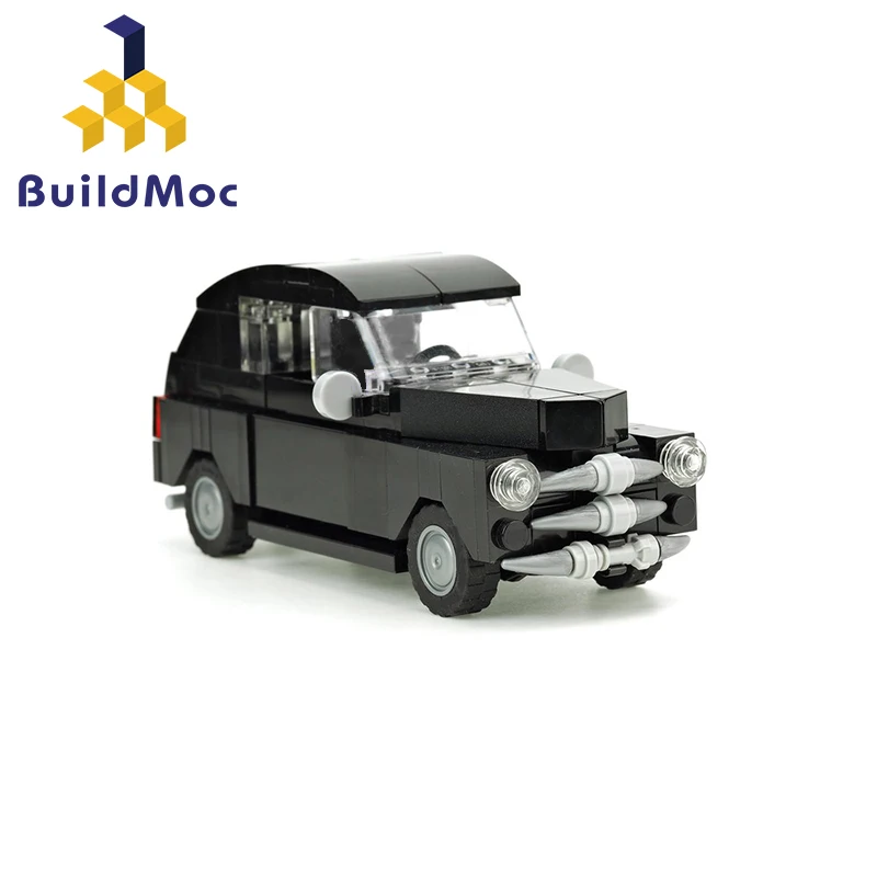 

BuildMoc Technic Creator Expert Series Black Vintage Car M20 Cars Building Blocks Model Bricks Classic For Children Toys Gift