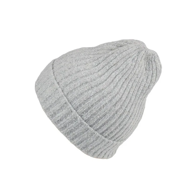 Женская Шапка-бини, Простая цветная шапочка, повседневная, Gorro, универсальный вязаный свитер, шапка, зимние шапки для мужчин, теплые шапки для взрослых