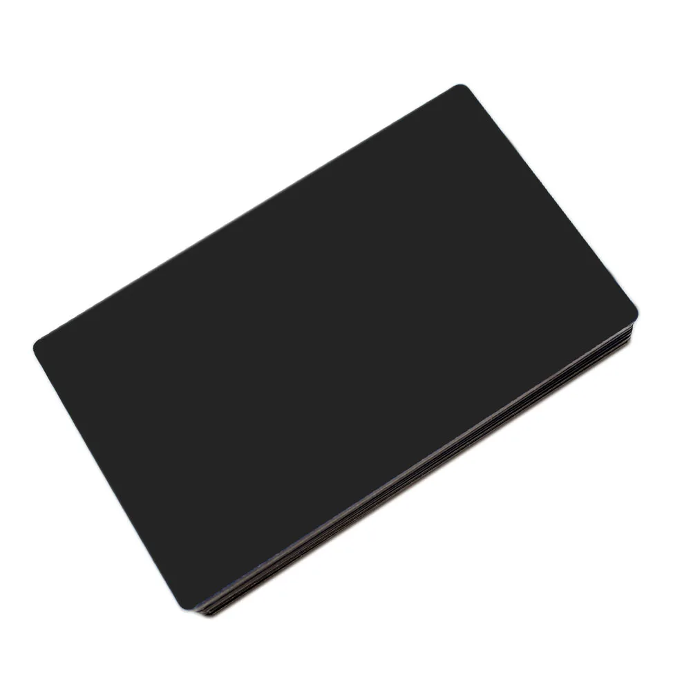 METALLIXITY vierges Métal Carte (80mm x 40mm x 1mm) 10Pcs, Anodisé