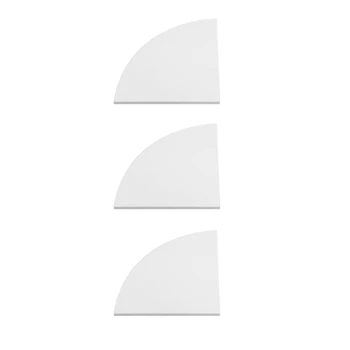 

3 Pcs Corner Wall Shelves Shelf Floating Wall Mounted Storage Rack Display Home Decor 25cm