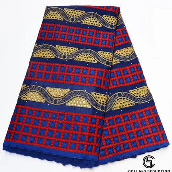 

CS brode coton africain Swiss Voile Lace In Switzerland High Quality Nigerian Lace punching Dry Cotton Lace Fabric
