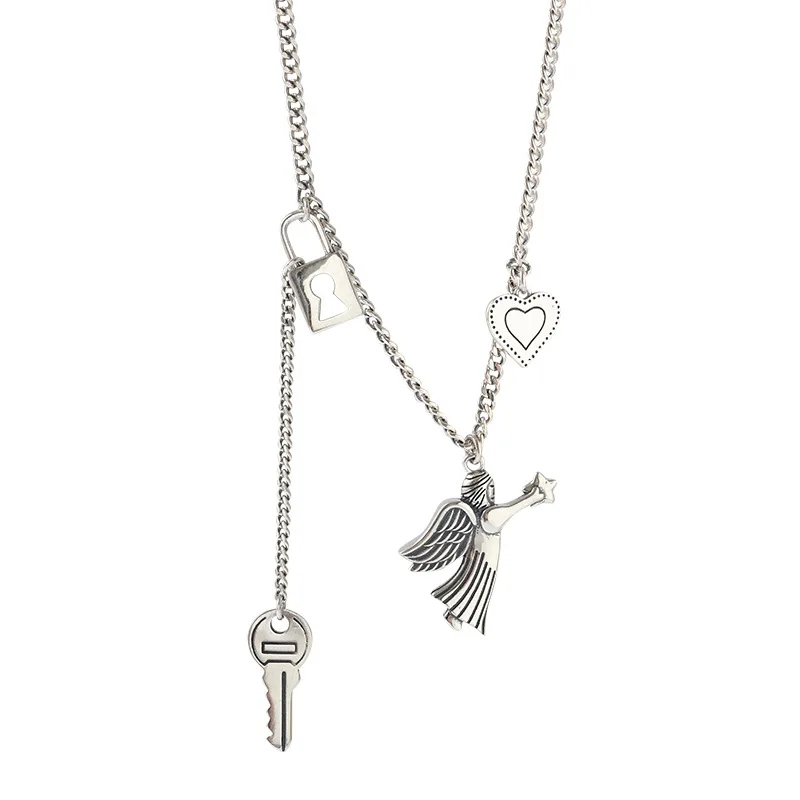 925 Sterling Silver Retro Design Love 