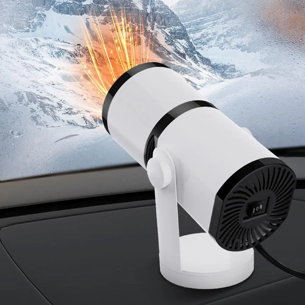 12V 150W/24V 200W Portable Electric Car Heater Heating Cooling Fan Warmer  Wind Defrosting Black ABS Snow Demister Defroster 2in1 - AliExpress