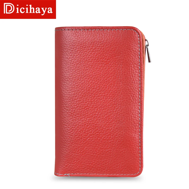 Kopen DICIHAYA Designer Trend Lederen Portemonnee Vrouwelijke Vrouwen Portemonnee Korte Portemonnee Kwaliteit Portemonnee Vrouwen Kleur Bijpassende Portemonnee