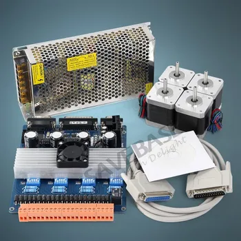 

CNC Kit With TB6600 4 Axis Standard Version Driver Board & HB Motor/PSU