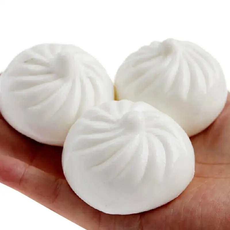 3 шт. Baozi Squeeze Toys антистрессовая вентиляционная игрушка искусная булочка забавная рельефная имитация еды для детей и взрослых игрушка для снятия стресса