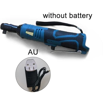 

60N.m 230RPM 3/8 Cordless Electric Ratchet Wrench Tool &Charger Kit UK Plug