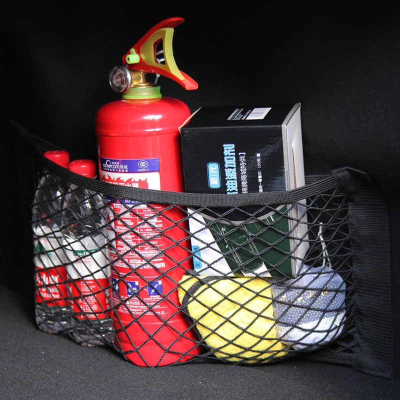 

Stowing Tidying Organizer Car Trunk Net Nylon SUV Auto Cargo Storage Mesh Holder Universal For Cars Luggage Nets Travel Pocket