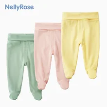 Штанишки для новорожденных 0-3-6 месяцев, для мужчин и женщин, для малышей, чистый хлопок, с высокой талией, пояс для младенцев, весна и осень, baojiaobu ku Body Stoc