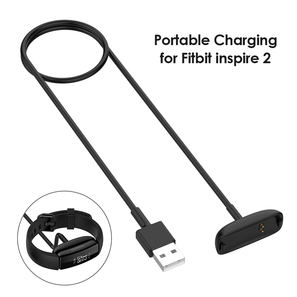 Быстрый зарядный кабель 1 м USB модный циферблат наручные часы подарок для Fitbit Insprire