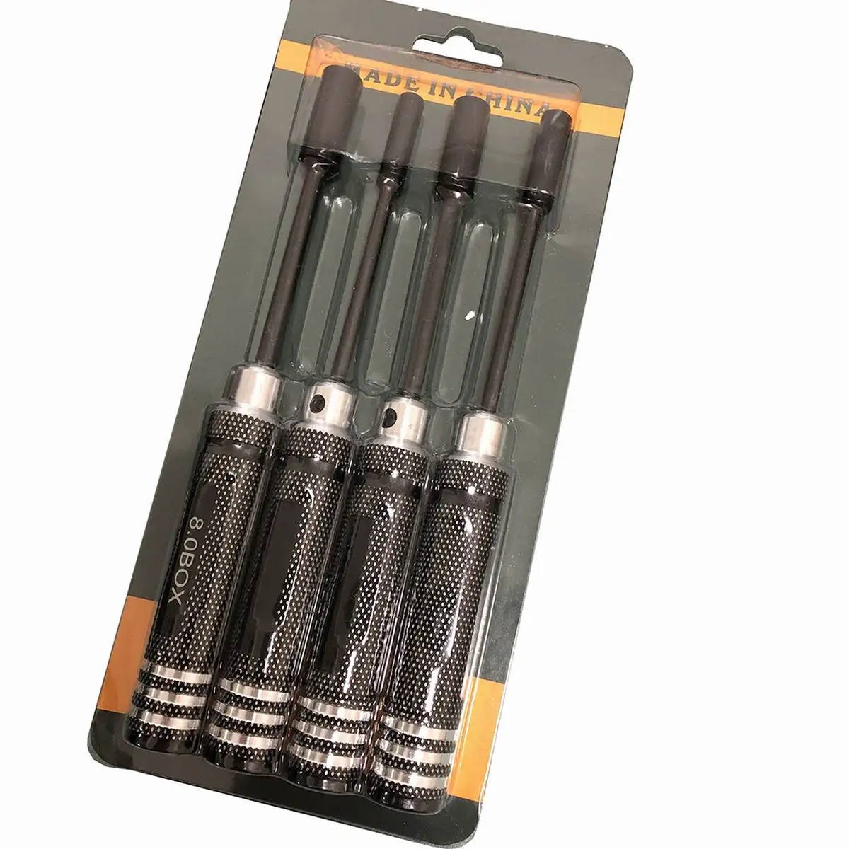 

Набор отверток с шестигранным хвостовиком 4 шт./компл. RC Tools, закаленная отвертка 4,0, 5,5, 7,0, 8,0 мм для радиоуправляемой лодки, автомобиля, квадрокоптера, вертолета, игрушек