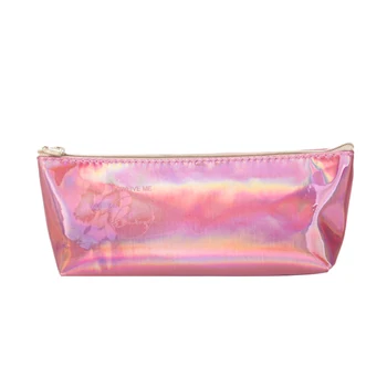 

Iridescent Pencil Case Quality Pu School Supplies Stationery Gift Holographic Pencil Bag School Cute Pencil Box Tools