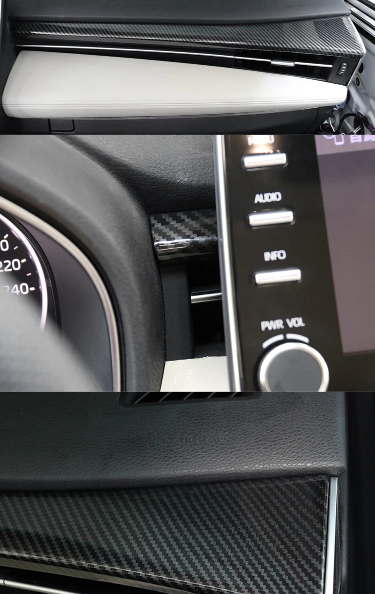 Lsrtw2017 для Toyota Avalon Центральная панель управления планки украшения интерьера Аксессуары для формовки