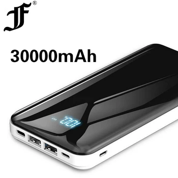 チーワイヤレス充電器30000麻雀力銀行iphone × 8プラスサムスン注8急速充電器ポータブルpowerbank携帯電話充電器