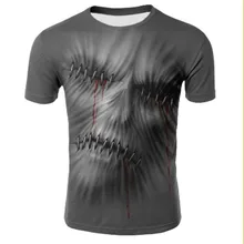Aliexpress - 2021 Summer Newest Black Oversized T-Shirt 3D Skeleton King Horror T-Shirt Men’s High Quality Short Sleeve Hip Hop Casual Top