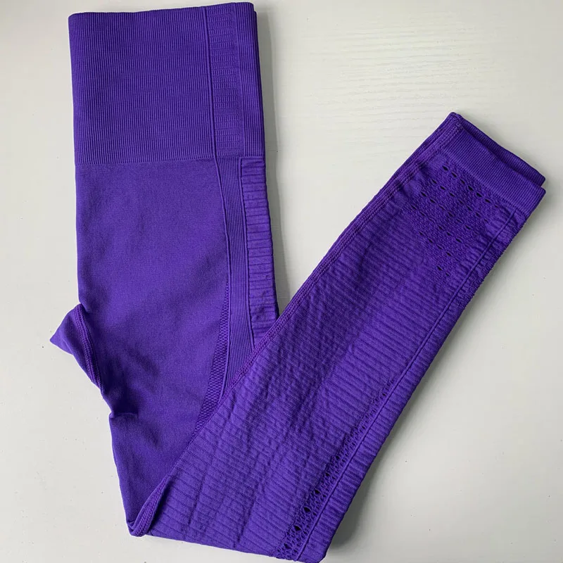 Indigo Nepoagym женские новые цветные бесшовные леггинсы, спортивная одежда для женщин, штаны для занятий йогой - Цвет: Indigo