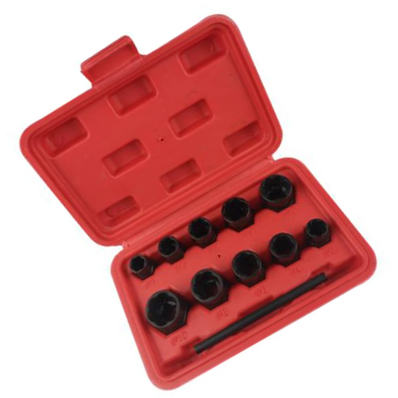 

Workshop Hand Tools Socket Set Screw Extractor Damaged Nut And Lock Lug Remover