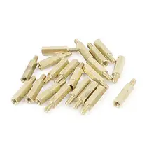 20 шт. M3x6mm Мужской и Женский резьба латунный столб противостояние Spacer 21 мм длиной