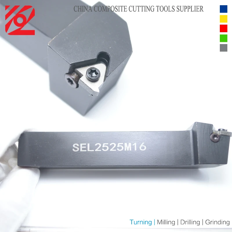EDGEV ser25m16 SEL2525M16 SER/L2525M22 SER SEL фреза для токарного станка с ЧПУ Внешний резьбовой инструмент держатель 16ER 22ER резьбовые вставки